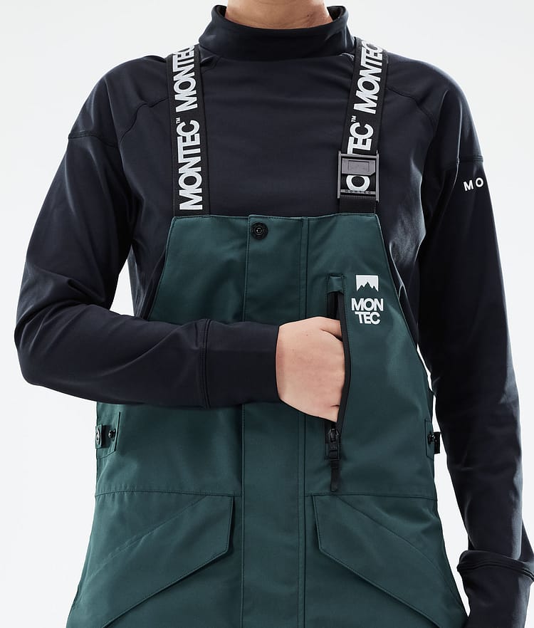 Montec Fawk W 21 Pantalones Snowboard Mujer Dark Atlantic/Light Grey/Pink, Imagen 5 de 6