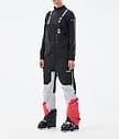 Montec Fawk W 2021 Spodnie Narciarskie Kobiety Black/Light Grey/Coral