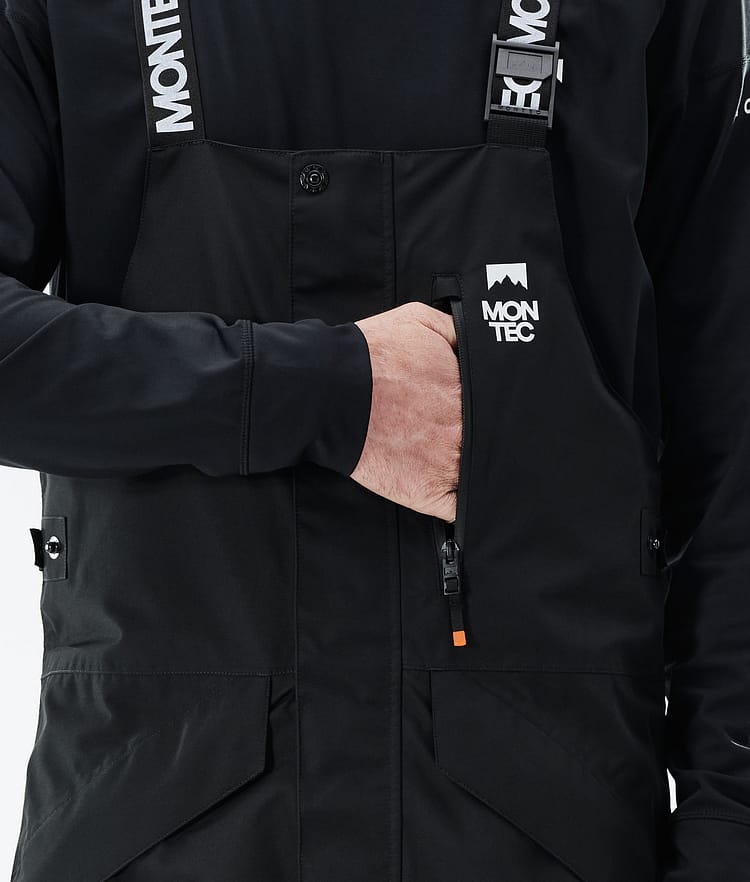 Montec Fawk 21 Kalhoty na Snowboard Pánské Black, Obrázek 5 z 6
