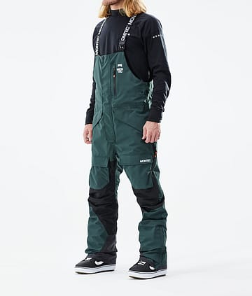 Montec Fawk 21 Kalhoty na Snowboard Pánské Dark Atlantic/Black