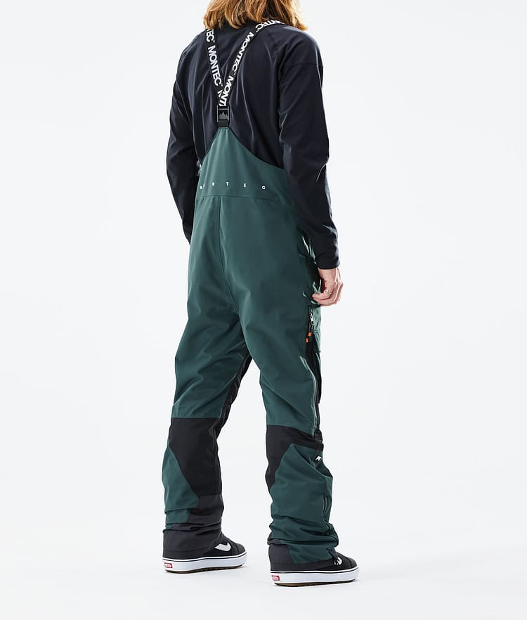 Montec Fawk 21 Kalhoty na Snowboard Pánské Dark Atlantic/Black, Obrázek 3 z 6