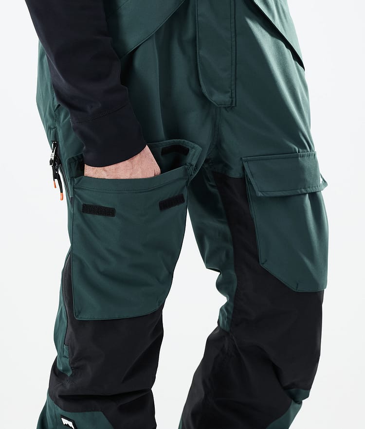 Montec Fawk 21 Kalhoty na Snowboard Pánské Dark Atlantic/Black, Obrázek 6 z 6