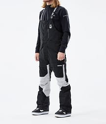 Montec Fawk 21 Pantalones Snowboard Hombre Black/Light Grey/Black