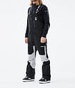 Montec Fawk 21 Kalhoty na Snowboard Pánské Black/Light Grey/Black