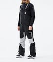 Montec Fawk 2021 Kalhoty na Snowboard Pánské Black/Light Grey/Black