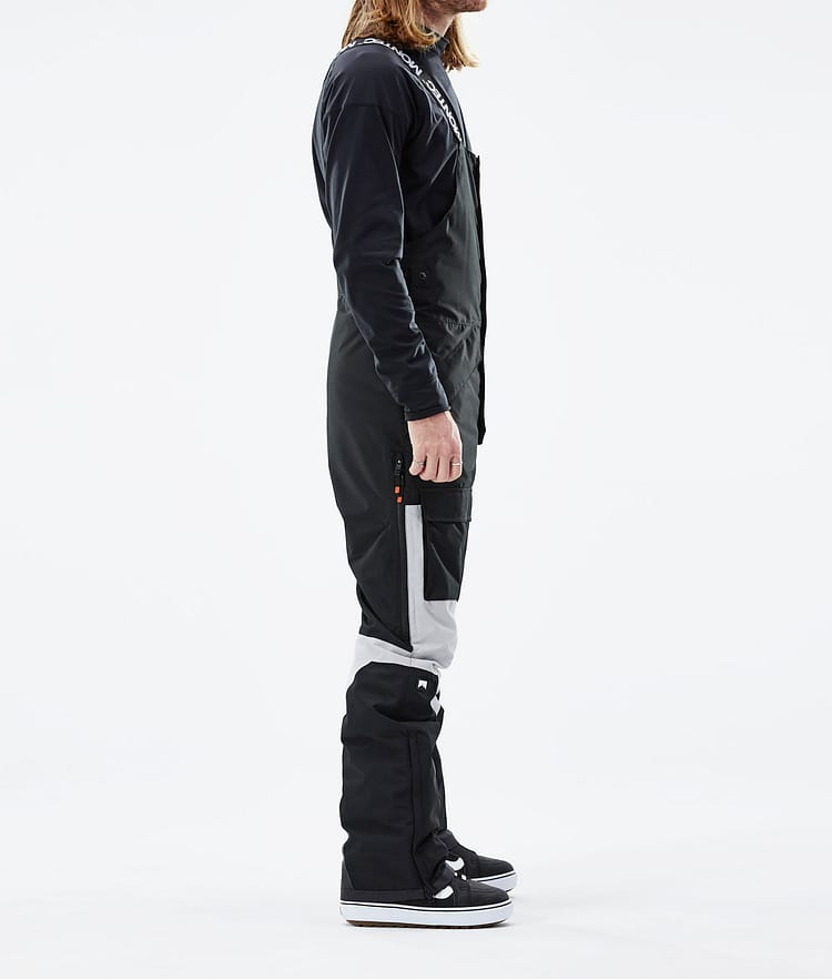 Montec Fawk 21 Kalhoty na Snowboard Pánské Black/Light Grey/Black, Obrázek 2 z 6