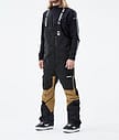 Montec Fawk 2021 Spodnie Snowboardowe Mężczyźni Black/Gold