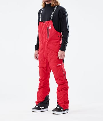 Montec Fawk 21 Kalhoty na Snowboard Pánské Red