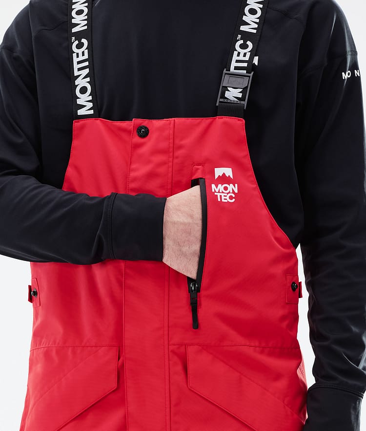 Montec Fawk 21 Kalhoty na Snowboard Pánské Red, Obrázek 5 z 6