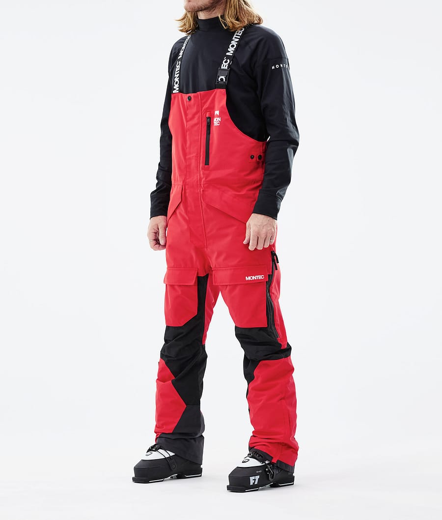 Montec Fawk Pantalon de Ski Red/Black