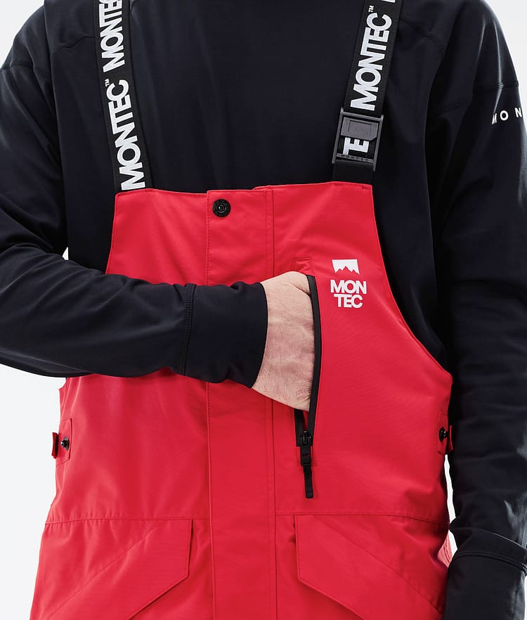 Montec Fawk 21 Pantalones Snowboard Hombre Red/Black, Imagen 5 de 6