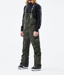 Montec Fawk 21 Pantalones Snowboard Hombre Olive Green Tiedye