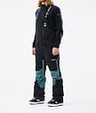 Montec Fawk 21 Kalhoty na Snowboard Pánské Black/Atlantic