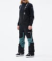 Montec Fawk 2021 Kalhoty na Snowboard Pánské Black/Atlantic