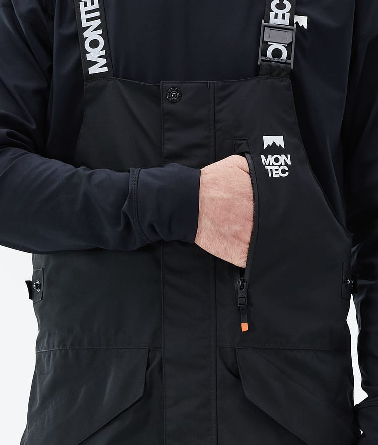 Montec Fawk 21 Kalhoty na Snowboard Pánské Black/Atlantic, Obrázek 5 z 6