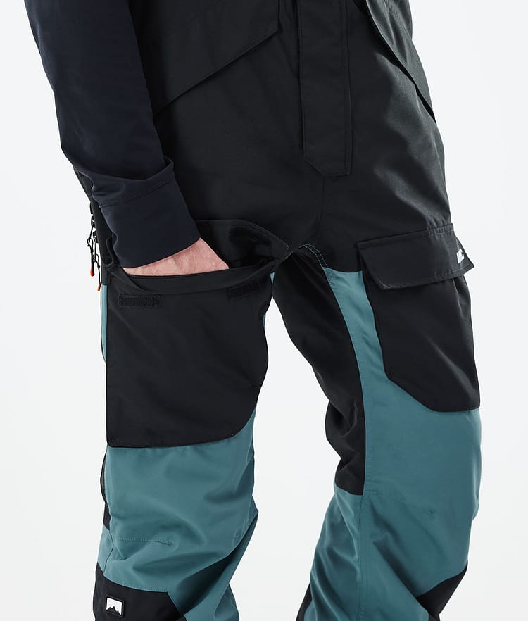 Montec Fawk 21 Kalhoty na Snowboard Pánské Black/Atlantic, Obrázek 6 z 6