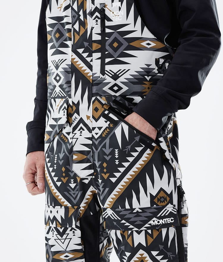 Montec Fawk 2021 Pantalon de Snowboard Homme Komber Gold/Black, Image 4 sur 6