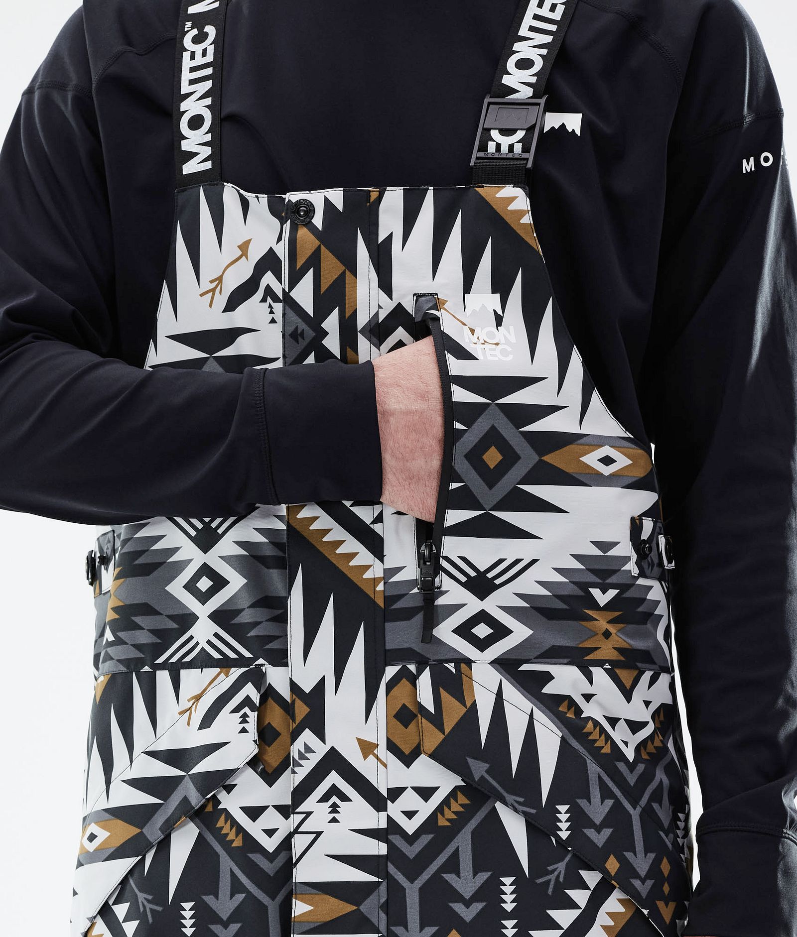 Montec Fawk 2021 Pantalon de Snowboard Homme Komber Gold/Black, Image 5 sur 6