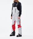 Montec Fawk 2021 Ski Pants Men Light Grey/Red