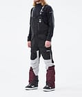 Montec Fawk 2021 Pantaloni Snowboard Uomo Black/Light Grey/Burgundy, Immagine 1 di 6