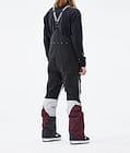 Montec Fawk 2021 Pantaloni Snowboard Uomo Black/Light Grey/Burgundy, Immagine 3 di 6