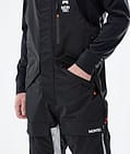 Montec Fawk 2021 Pantaloni Snowboard Uomo Black/Light Grey/Burgundy, Immagine 4 di 6