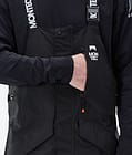 Montec Fawk 2021 Pantaloni Snowboard Uomo Black/Light Grey/Burgundy, Immagine 5 di 6