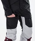 Montec Fawk 2021 Pantaloni Snowboard Uomo Black/Light Grey/Burgundy, Immagine 6 di 6