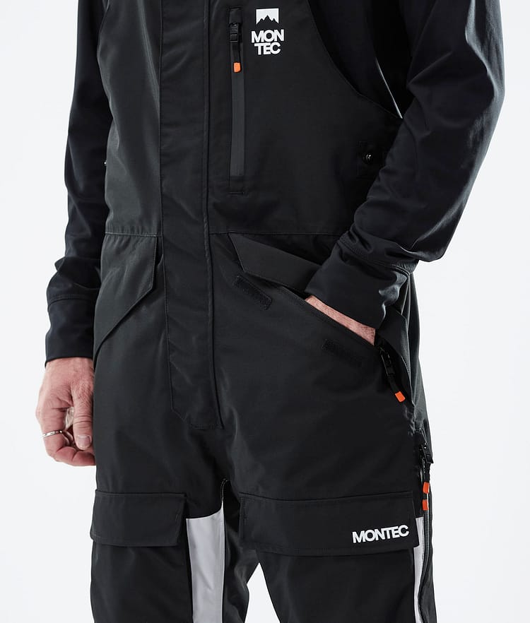 Montec Fawk 21 Kalhoty na Snowboard Pánské Black/Light Grey/Purple, Obrázek 4 z 6