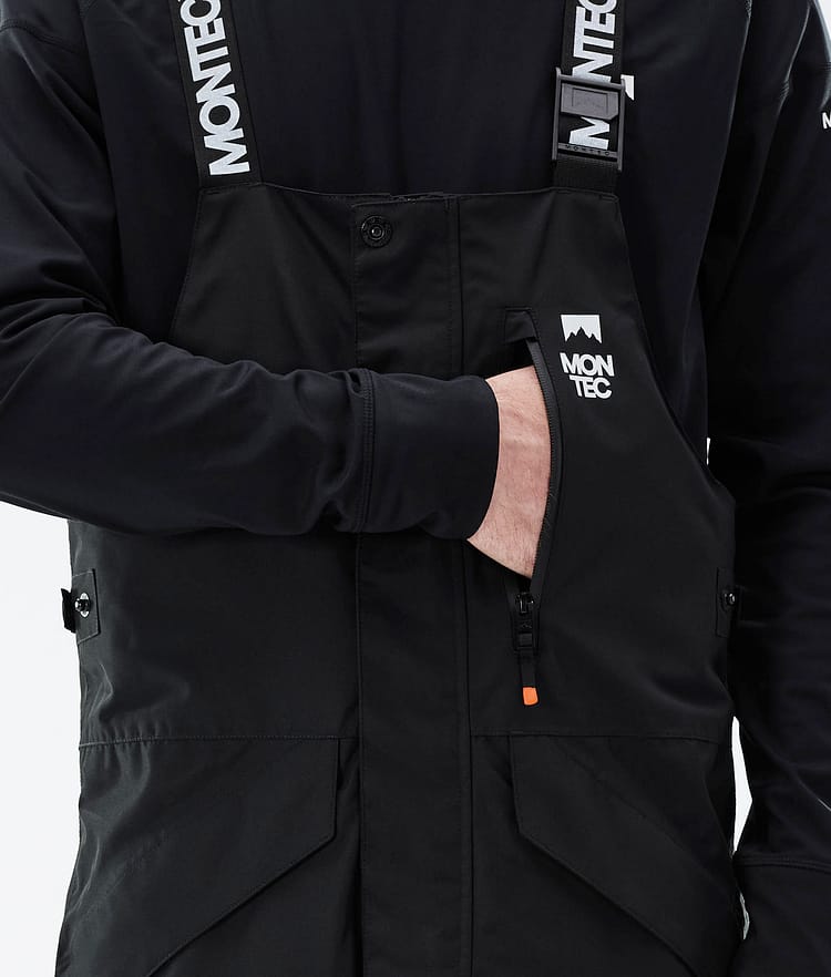 Montec Fawk 21 Kalhoty na Snowboard Pánské Black/Light Grey/Purple, Obrázek 5 z 6