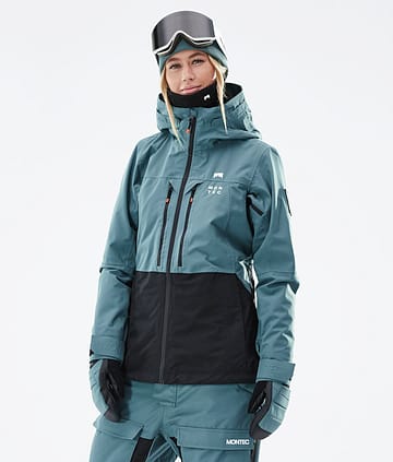 Montec Moss W 21 Bunda na Snowboard Dámské Atlantic/Black Renewed