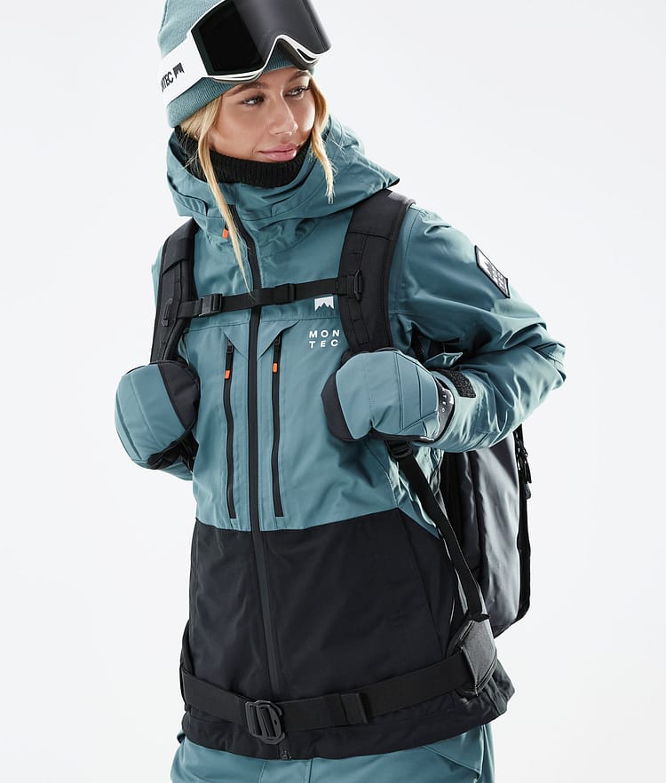 Montec Moss W 21 Bunda na Snowboard Dámské Atlantic/Black Renewed, Obrázek 3 z 12