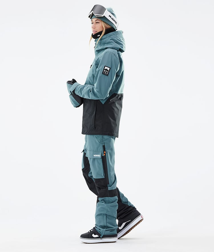 Montec Moss W 21 Bunda na Snowboard Dámské Atlantic/Black Renewed, Obrázek 6 z 12