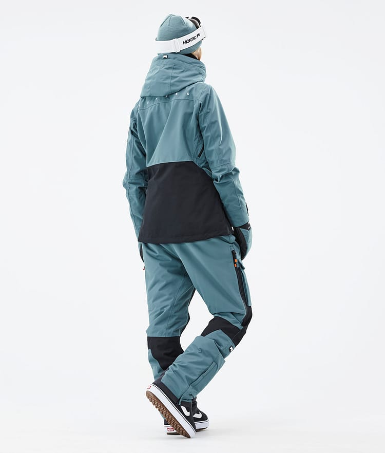 Montec Moss W 21 Bunda na Snowboard Dámské Atlantic/Black Renewed, Obrázek 7 z 12