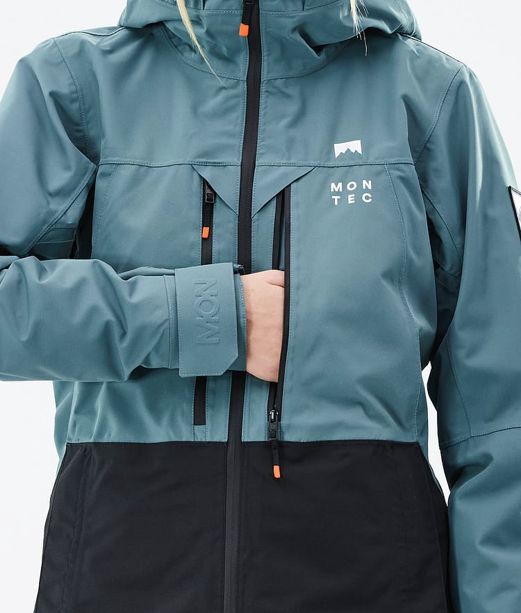 Montec Moss W 21 Bunda na Snowboard Dámské Atlantic/Black Renewed, Obrázek 11 z 12