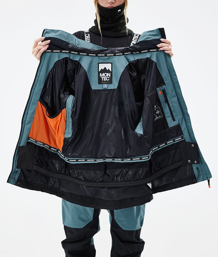 Montec Moss W 21 Bunda na Snowboard Dámské Atlantic/Black Renewed, Obrázek 12 z 12
