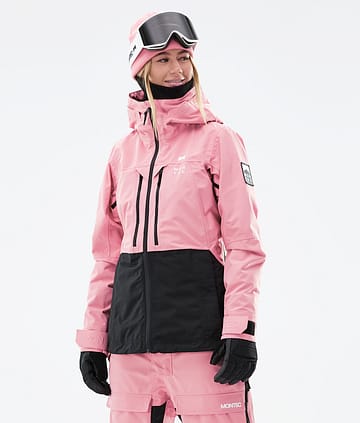 Montec Moss W 21 Bunda na Snowboard Dámské Pink/Black Renewed