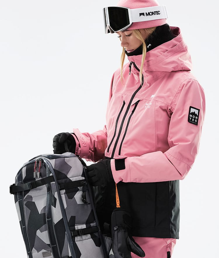 Montec Moss W 21 Bunda na Snowboard Dámské Pink/Black Renewed, Obrázek 2 z 12