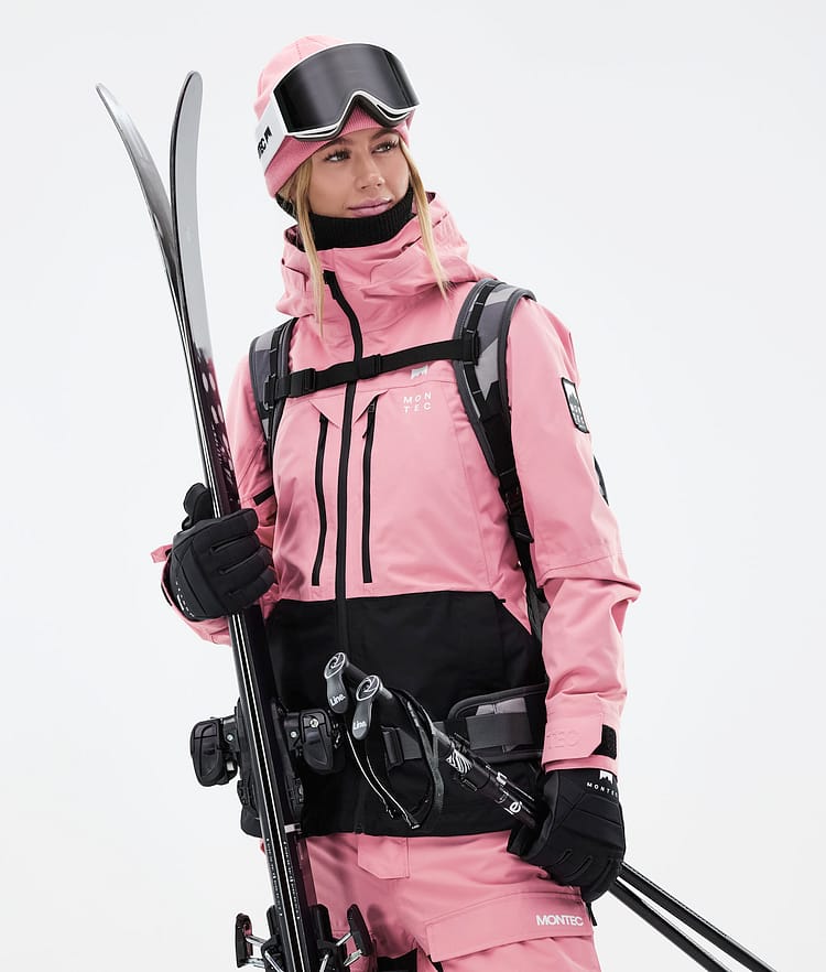 Montec Moss W 21 Lyžařská Bunda Dámské Pink/Black, Obrázek 3 z 12