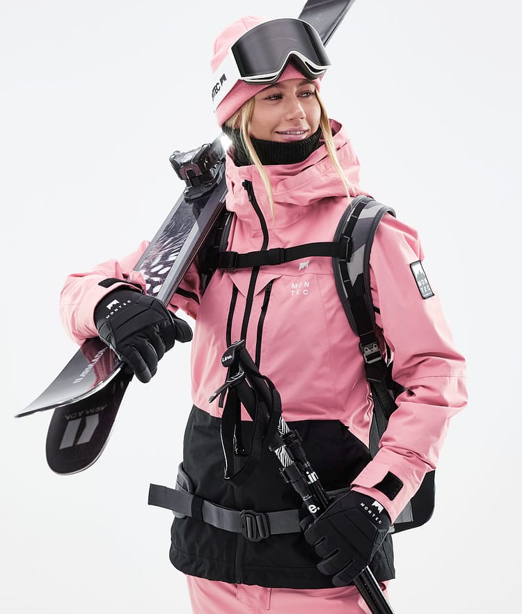 Montec Moss W 21 Lyžařská Bunda Dámské Pink/Black, Obrázek 4 z 12