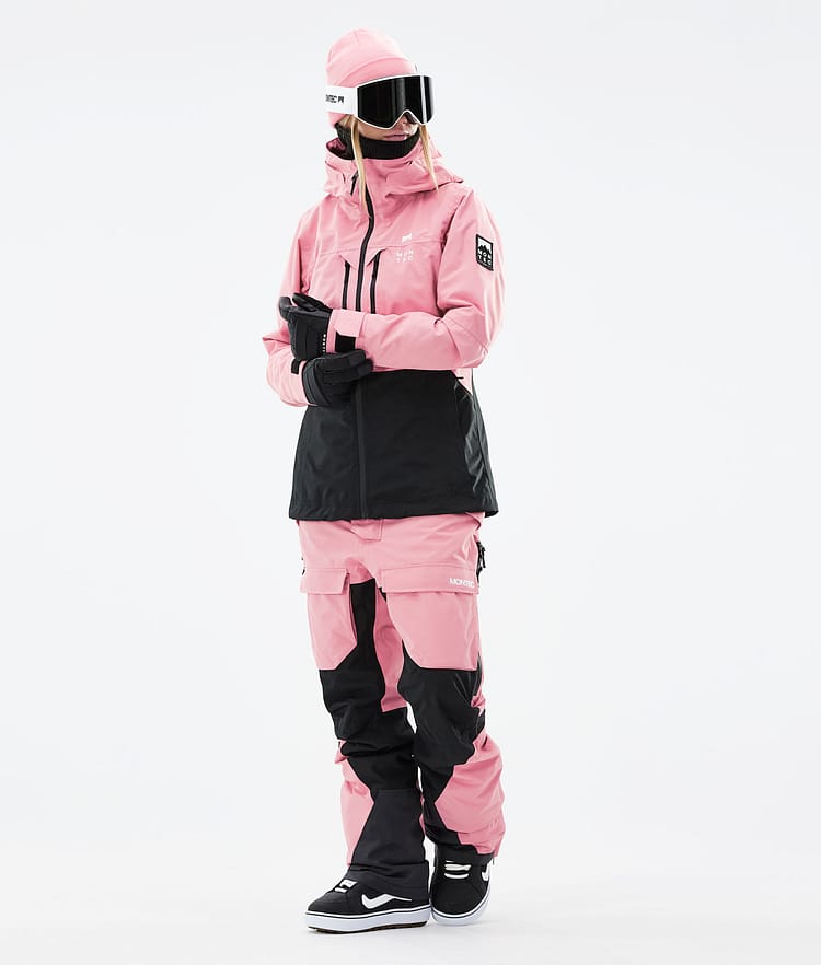 Montec Moss W 21 Bunda na Snowboard Dámské Pink/Black Renewed, Obrázek 5 z 12