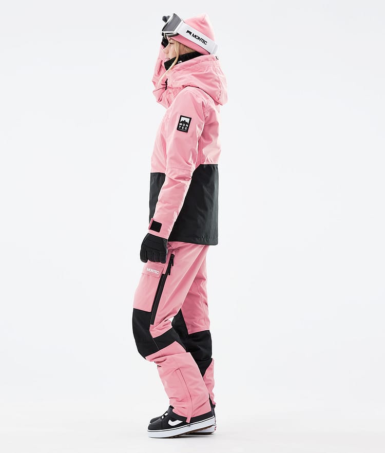Montec Moss W 21 Bunda na Snowboard Dámské Pink/Black Renewed, Obrázek 6 z 12