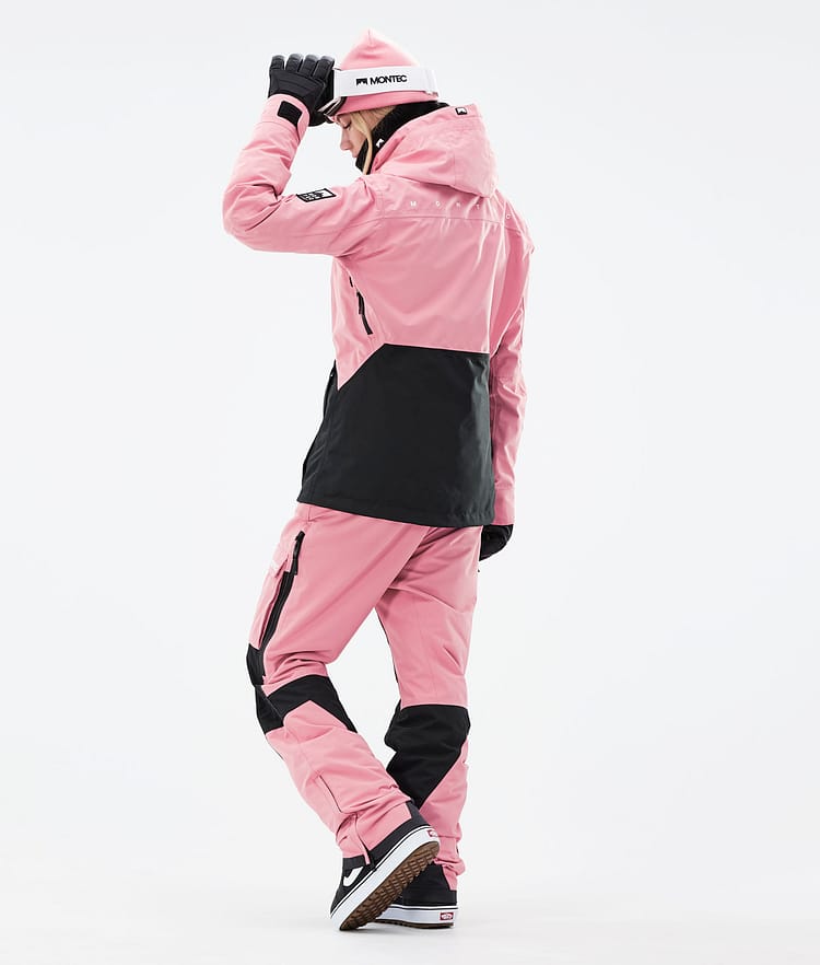Montec Moss W 21 Bunda na Snowboard Dámské Pink/Black Renewed, Obrázek 7 z 12