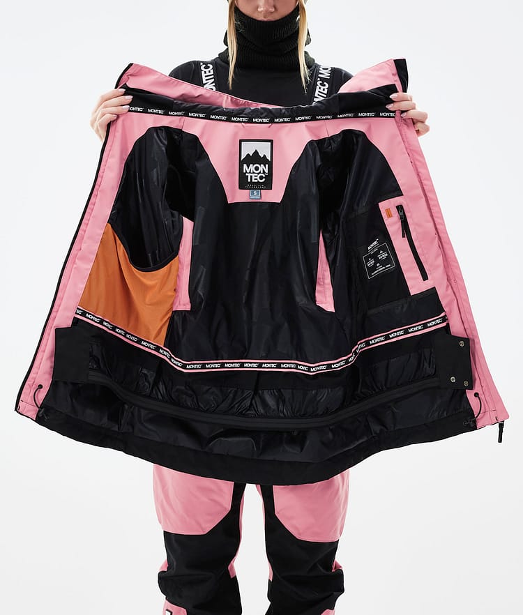 Montec Moss W 21 Bunda na Snowboard Dámské Pink/Black Renewed, Obrázek 12 z 12