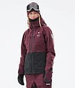 Montec Moss W 21 Bunda na Snowboard Dámské Burgundy/Black