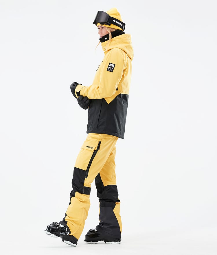 Montec Moss W 21 Lyžařská Bunda Dámské Yellow/Black, Obrázek 6 z 12