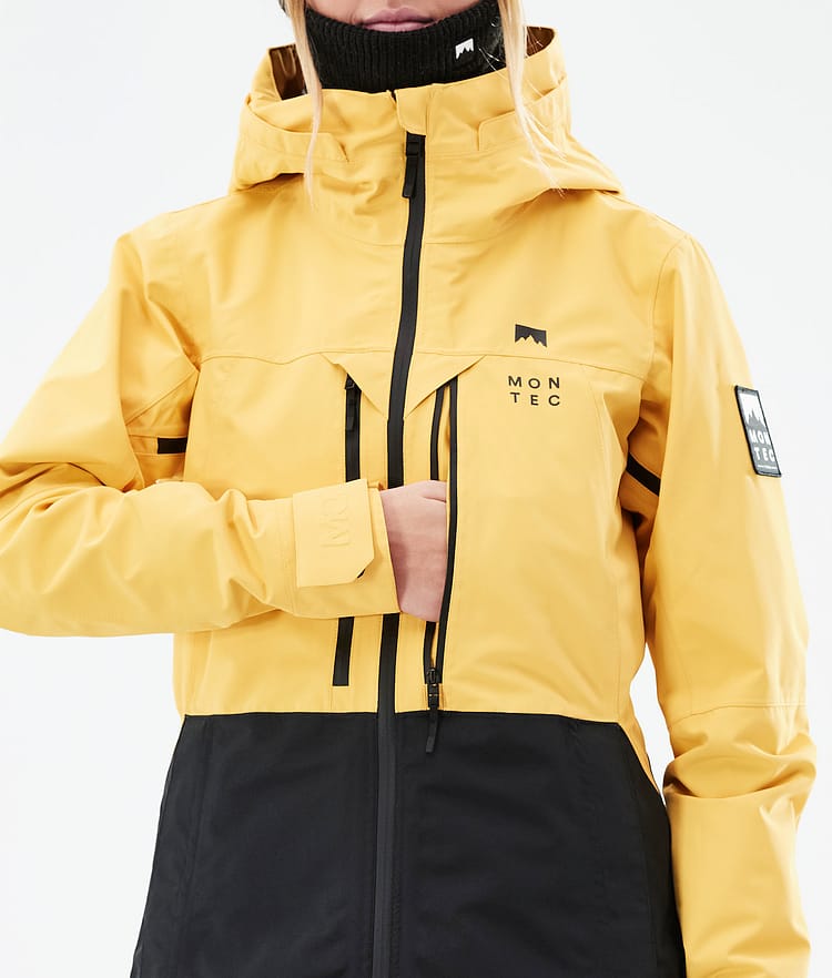 Montec Moss W 21 Bunda na Snowboard Dámské Yellow/Black, Obrázek 11 z 12