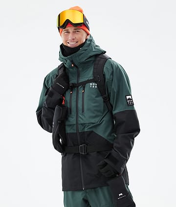Montec Moss 21 Bunda na Snowboard Pánské Dark Atlantic/Black
