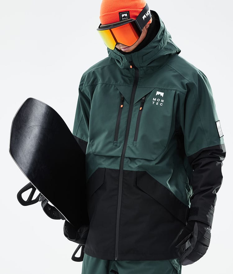 Montec Moss 21 Bunda na Snowboard Pánské Dark Atlantic/Black Renewed, Obrázek 3 z 12