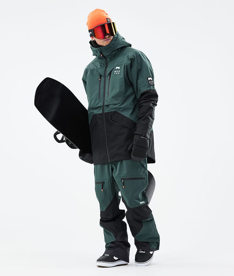 Montec Moss 21 Bunda na Snowboard Pánské Dark Atlantic/Black Renewed, Obrázek 5 z 12